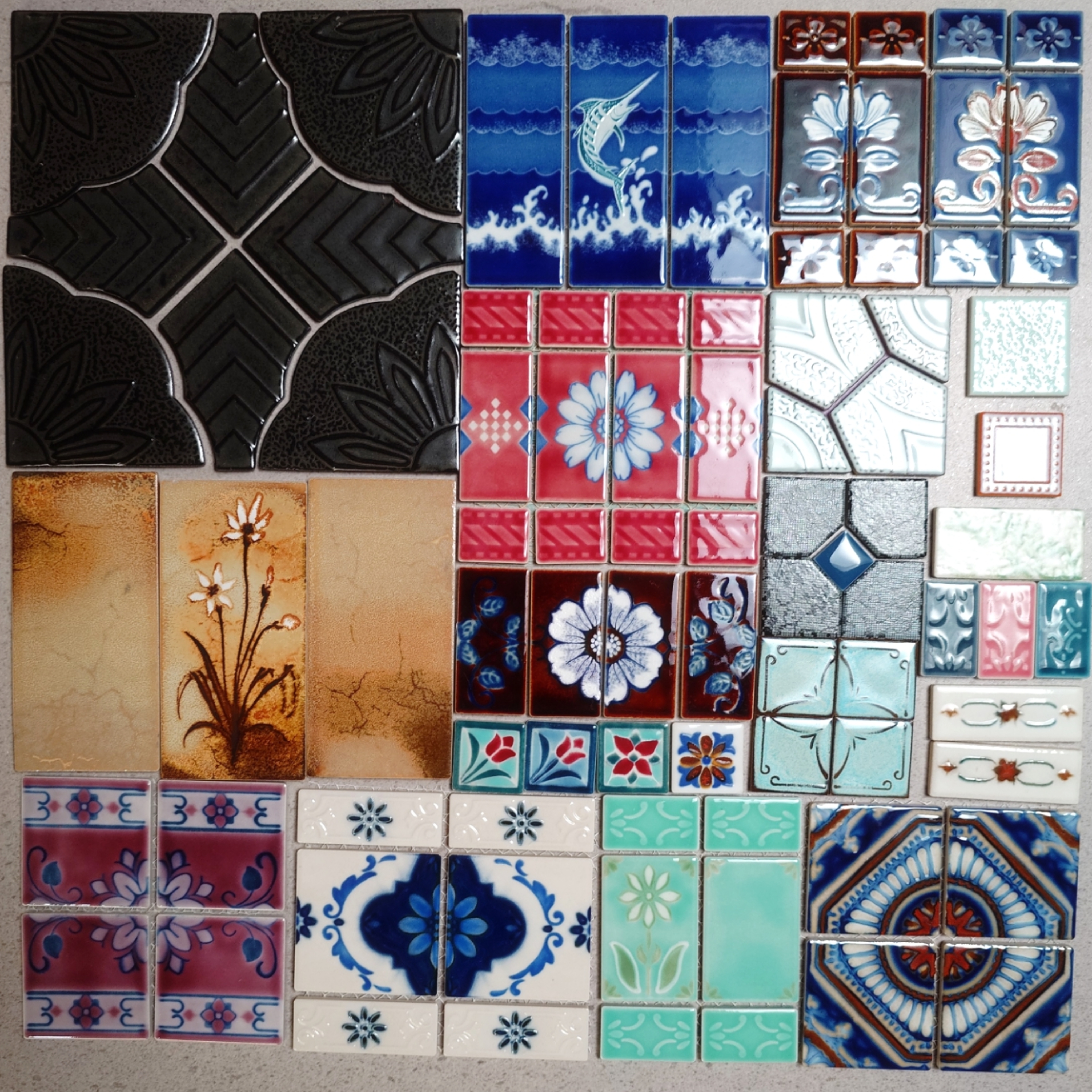 レトロタイルアソート-断片-