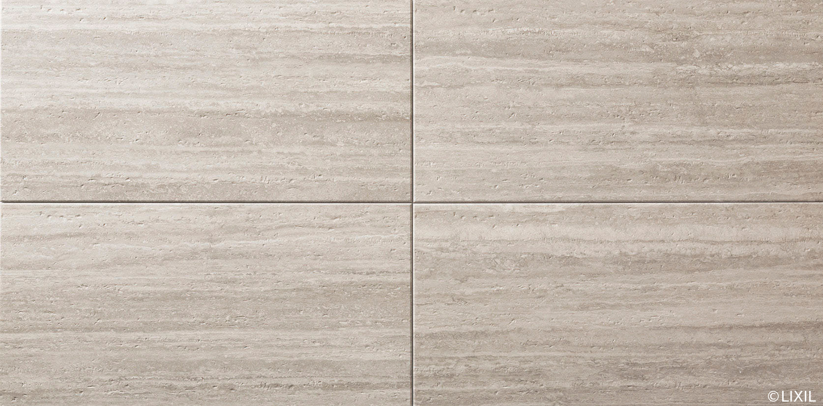 LIXIL ｴｺｶﾗｯﾄﾌﾟﾗｽ　ネオトラバーチン　グレー（TVT2）