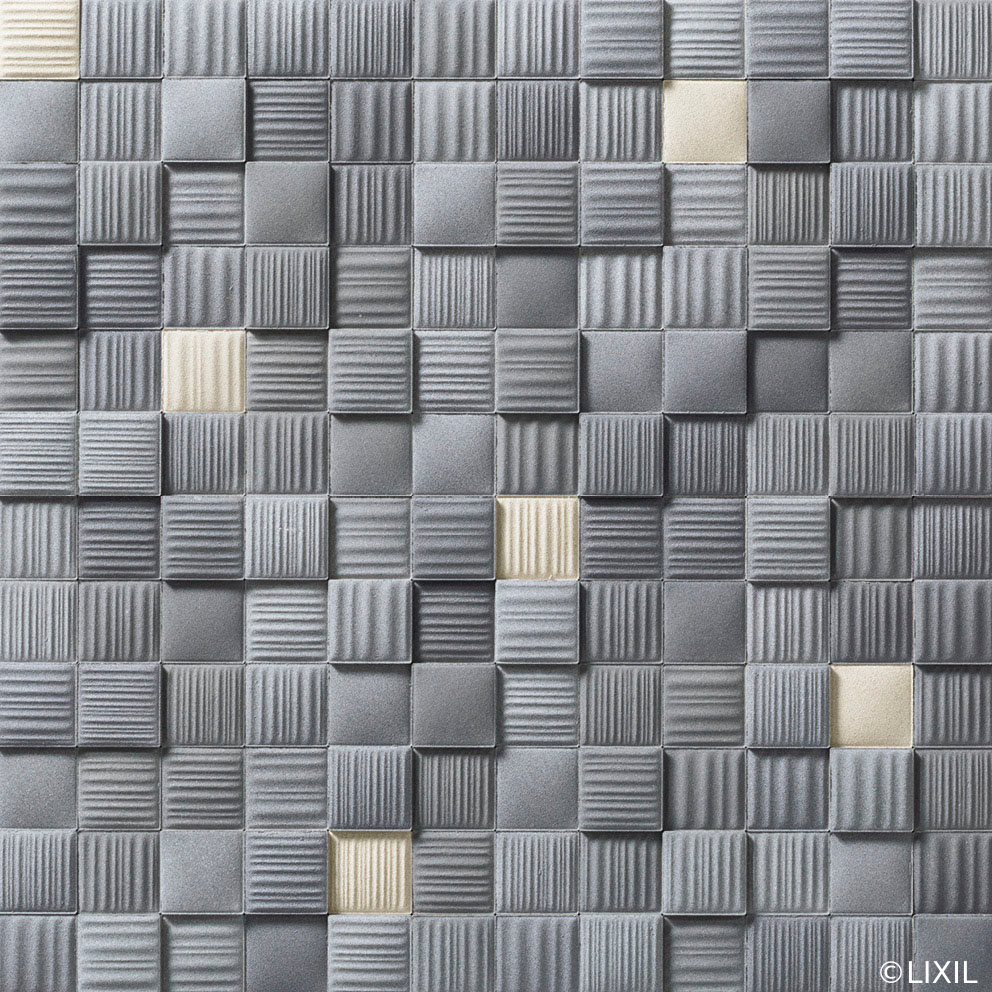 LIXIL ｴｺｶﾗｯﾄﾌﾟﾗｽ　ラグジュアリーモザイクⅡ　ブルーグレー（LUX12）